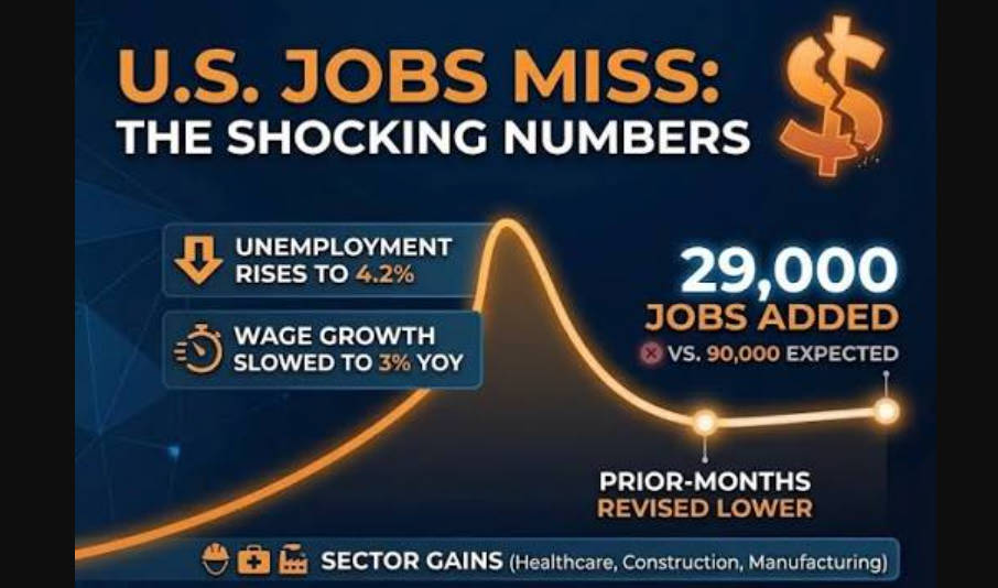 US September Payrolls Miss Badly at 29,000, Unemployment Rises to 4.2%